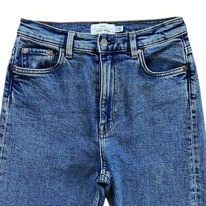 & OTHER STORIES High Rise Straight Jeans Size 27